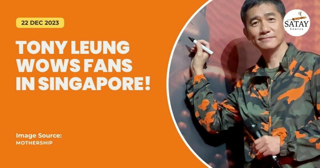 Tony Leung Wows Fans in Singapore