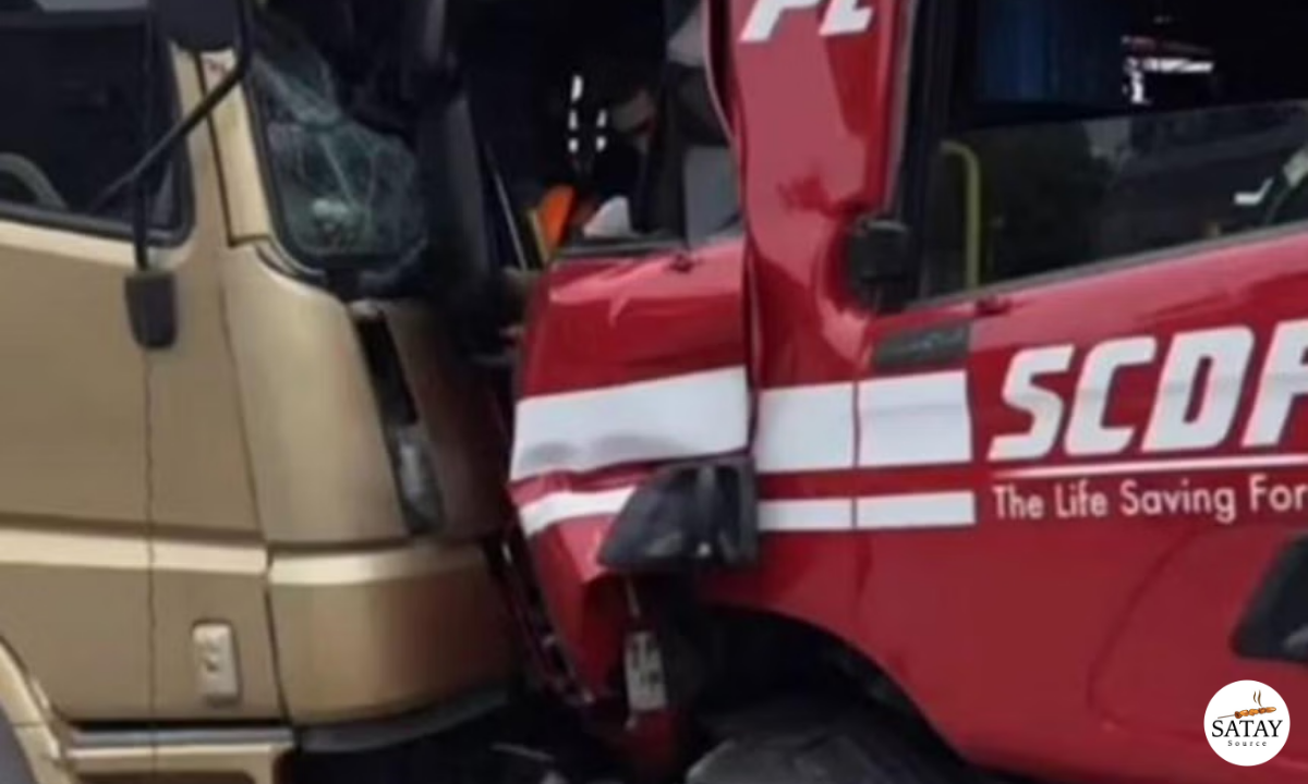 4 SCDF Officers Hospitalized After Fire Engine, Lorry, and Prime Mover Collision in Sungei Kadut