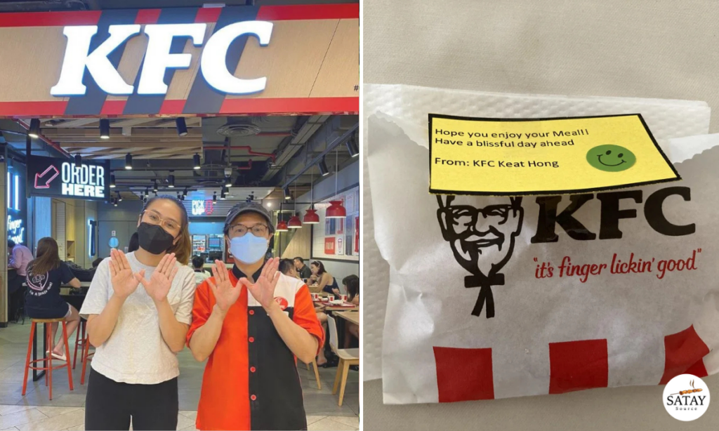 Sweet Gesture at KFC Keat Hong Mall Sparks Viral Sensation