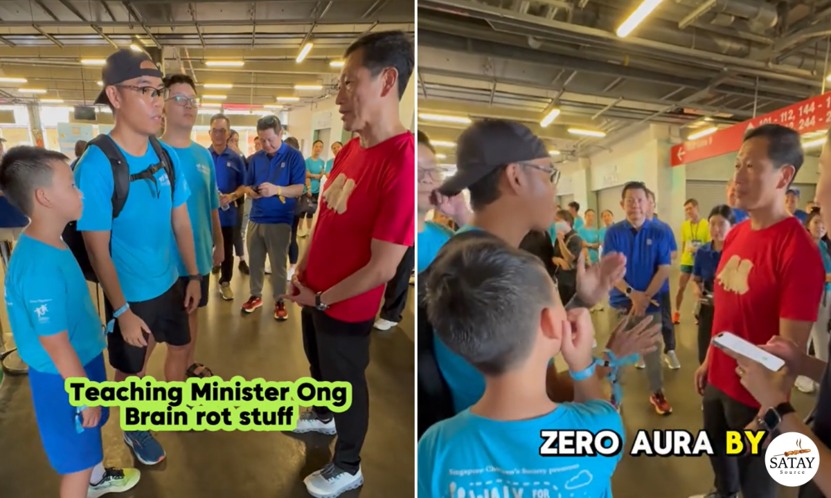 RunnerKao teaches Health Minister Ong Ye Kung “brain rot” slang to warn youths about vaping