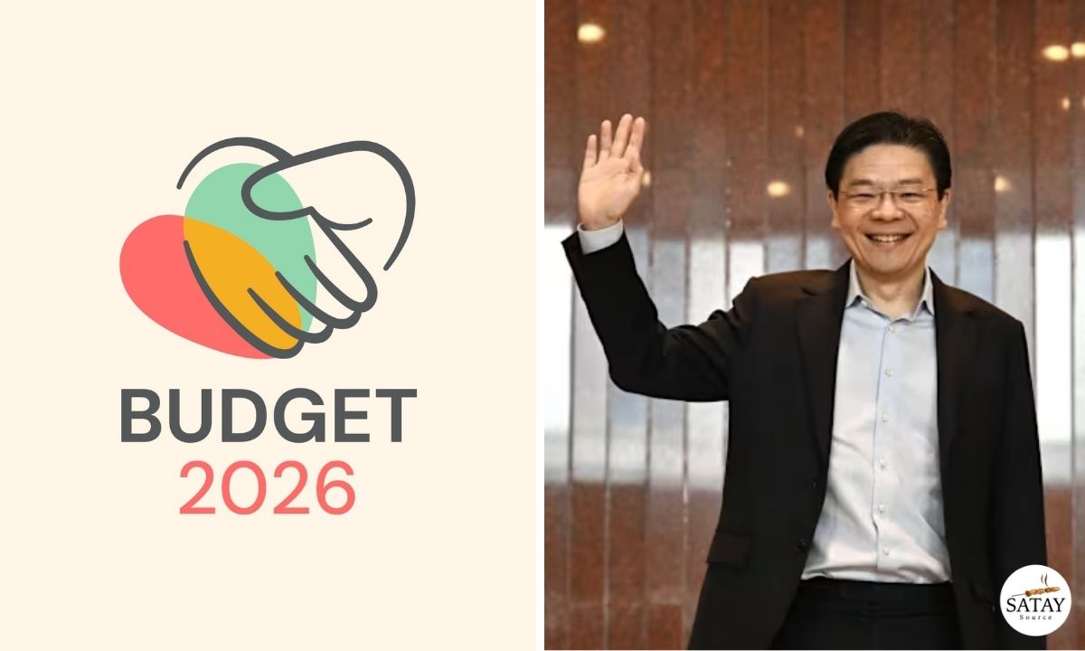 Heart reflecting Singapore Spirit - where Singapore come together as one, to make Budget 2026 Singapore Budget.