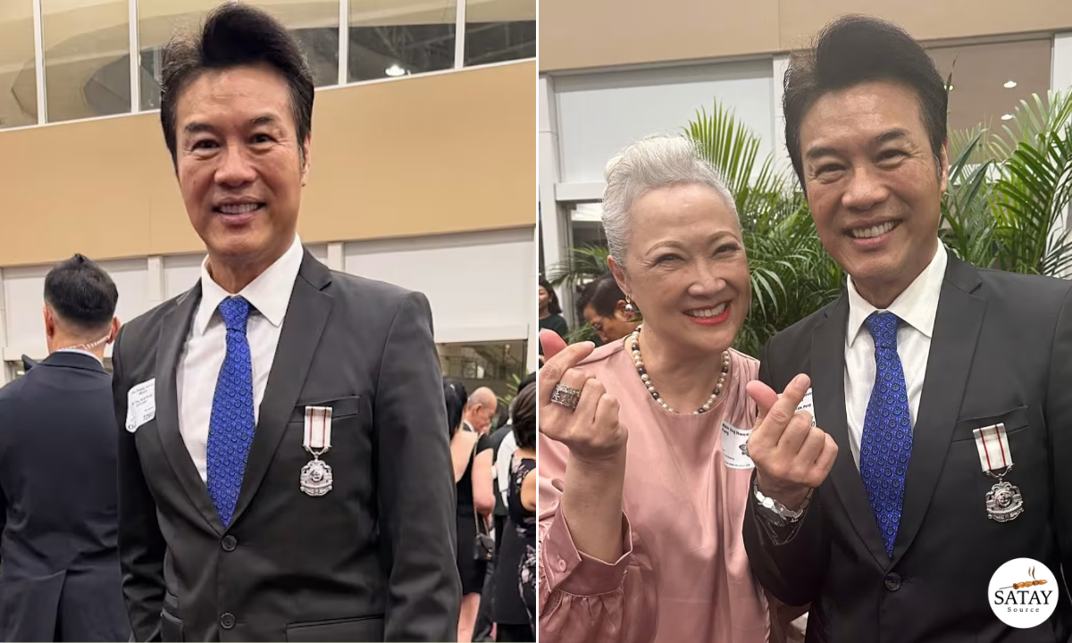 Veteran actor Zheng Geping receives Public Service Medal for 15 years of service in Woodlands community