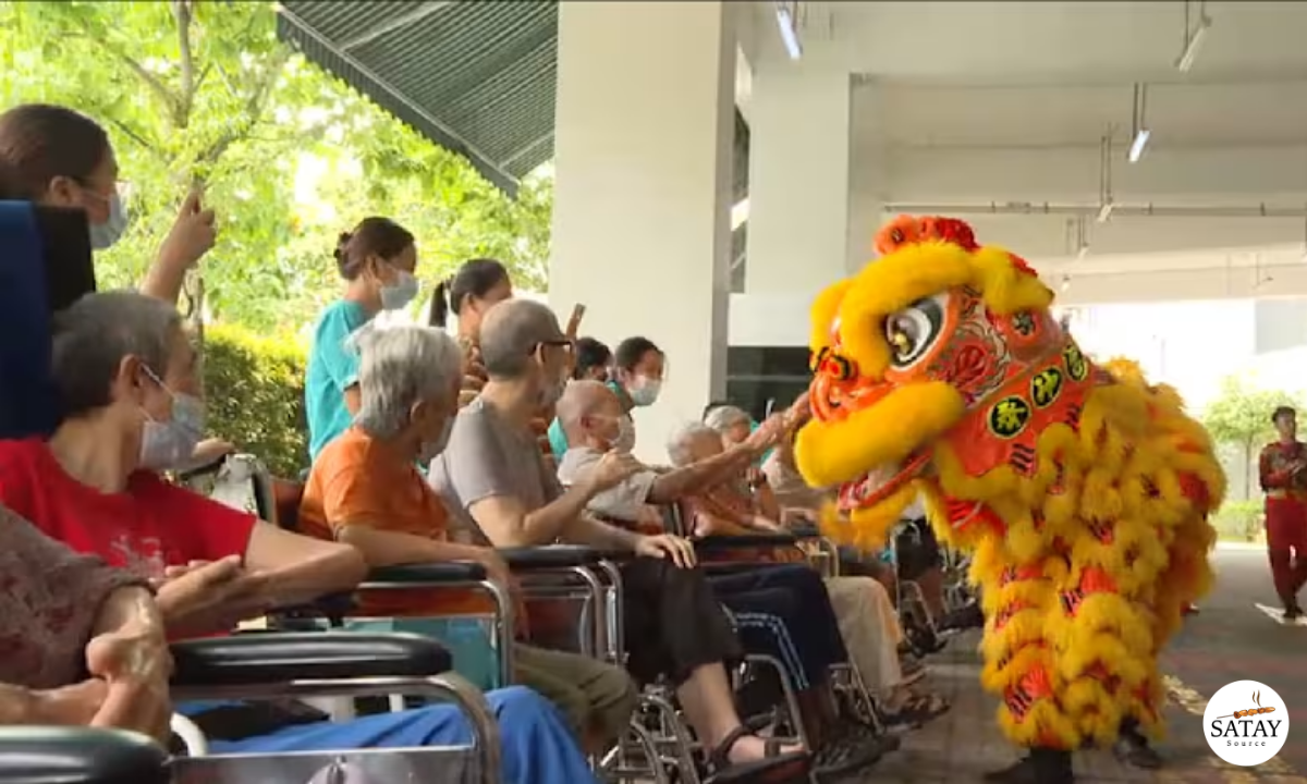 Care Homes Mark Chinese New Year with Lion Dances, Festive Menus for Seniors